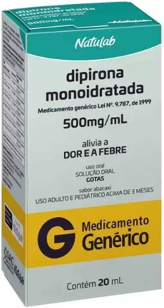 DIPIRONA GOTAS 20ML NATULAB