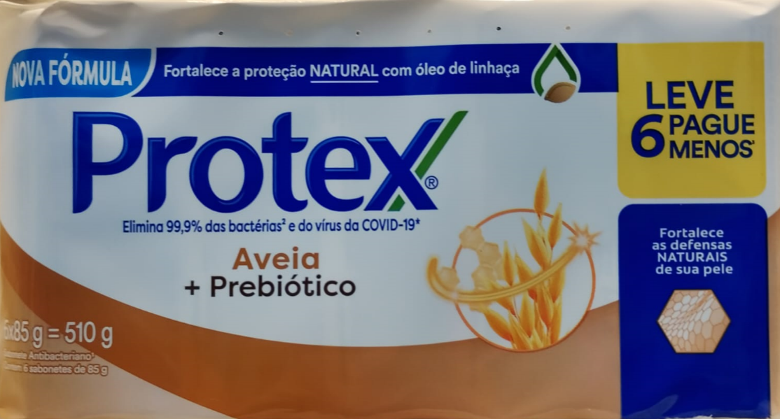 SABONETE PROTEX AVEIA LEVE 6UN
